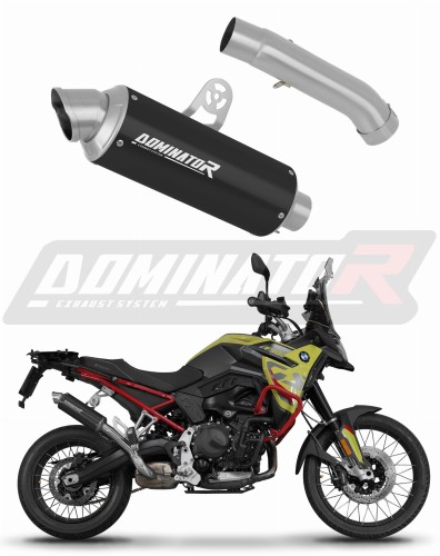 exhaust muffler DOMINATOR GPF BLACK fits the motorcycle BMW F900 GS 2024   2026