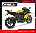 complete exhaust system with muffler DOMINATOR Full System S6 BLACK fits the motorcycle Yamaha YZF R9 2025  3