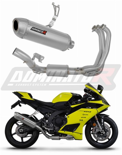 komplett kipufogórendszer DOMINATOR Full System S6 hangtompítóval Yamaha YZF R9 2025 motorkerékpárhoz