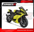 complete exhaust system with muffler DOMINATOR Full System HP6 BLACK fits the motorcycle Yamaha YZF R9 2025  6