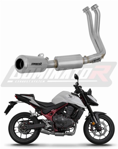 complete exhaust system with muffler DOMINATOR Full System GPS fits the motorcycle Honda CB 750 Hornet 2024   2025