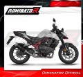 teljes kipufogórendszer DOMINATOR Full System S6 FEKETE dobbal, amely illeszkedik a Honda CB 750 Hornet 2024 - 2025 motorkerékpárhoz 2