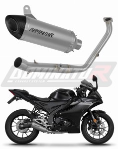 Yamaha YZF R125 2024 - 2025 (Euro 5+) Teljes rendszer Leömlő kipufogó HP8 titán dob + dB killer