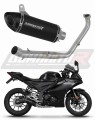 teljes kipufogórendszer DOMINATOR Full System HP8 FEKETE dobbal a Yamaha YZF R125 2024 - 2025 motorkerékpárhoz