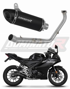 Yamaha YZF R125 2024 - 2025 (Euro 5+) Full system Leömlő kipufogó dob HP8 BLACK + dB killer