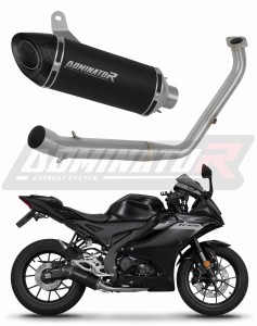 Yamaha YZF R125 2021 - 2024 (Euro 5) Teljes rendszer Kipufogócsonk kipufogó dob HP8 FEKETE + dB killer