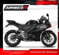 komplett kipufogórendszer DOMINATOR Full System OV G2 FEKETE dobbal, amely illik a Yamaha YZF R125 2021 - 2024 motorkerékpárhoz 4