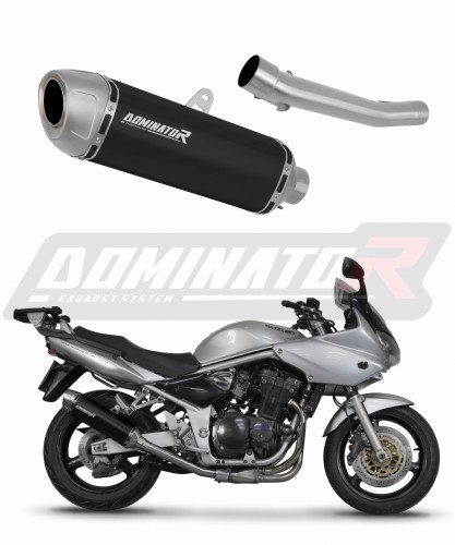 DOMINATOR S6 FEKETE kipufogó dob Suzuki GSF BANDIT 1200 2001 - 2005 motorkerékpárhoz 5