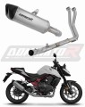 complete exhaust system with muffler DOMINATOR Full System titanium HP6 fits the motorcycle Honda CB 750 Hornet 2024   2025 5