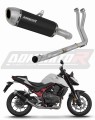 teljes DOMINATOR Full System S6 FEKETE kipufogórendszer Honda CB 750 Hornet 2023 motorkerékpárhoz