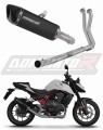 teljes kipufogórendszer DOMINATOR Full System HP6 FEKETE kipufogódobbal Honda CB 750 Hornet 2023 motorkerékpárhoz