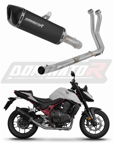 kompletny układ wydechowy z tłumikiem DOMINATOR Full System HP6 CZARNY pasujący do motocykla Honda CB 750 Hornet 2023