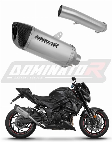 exhaust muffler DOMINATOR titanium HP6 fits the motorcycle Suzuki GSX S 750 2017   2020