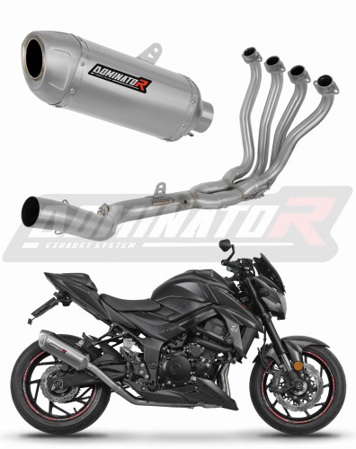 DOMINATOR Full System S6 komplett kipufogórendszer Suzuki GSX-S 750 2017 - 2020 motorkerékpárhoz