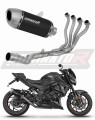 DOMINATOR Full System S6 FEKETE komplett kipufogórendszer dobbal Suzuki GSX-S 750 2017 - 2020 motorkerékpárhoz