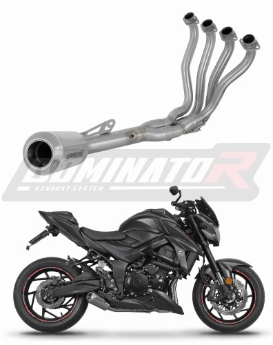 komplett DOMINATOR Full System GPS kipufogórendszer dobbal a Suzuki GSX-S 750 2017 - 2020 motorkerékpárhoz