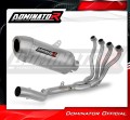 complete exhaust system with muffler DOMINATOR Full System S6 fits the motorcycle Suzuki GSX S 750 2017   2020 2