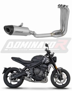 Triumph Trident 660 2021 - 2024 Teljes rendszer Leömlő kipufogó titán dob HP8 + dB killer
