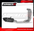 complete exhaust system with muffler DOMINATOR Full System HP8 BLACK fits the motorcycle Triumph Trident 660 2021   2024 2