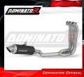 komplett DOMINATOR Full System GPF FEKETE kipufogórendszer hangtompítóval, amely a Triumph Trident 660 2021 - 2024 motorkerékpárhoz alkalmas 2