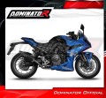 teljes DOMINATOR Full System HP6 FEKETE kipufogórendszer dobbal a Suzuki GSX-8R / 8S 2023 - 2025 motorkerékpárhoz 4