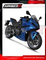 complete exhaust system with muffler DOMINATOR Full System HP8 BLACK fits the motorcycle Suzuki GSX 8R / 8S 2023   2025 5