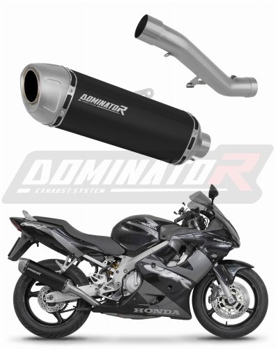 DOMINATOR S6 FEKETE kipufogó dob Honda CBR 600 F4i 2001 - 2006 motorkerékpárhoz
