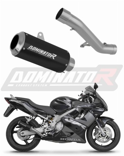 DOMINATOR GP FEKETE kipufogó dob Honda CBR 600 F4i 2001 - 2006 motorkerékpárhoz