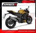 complete exhaust system with muffler DOMINATOR Full System titanium HP6 fits to Triumph STREET TRIPLE 765 S / R / RS 2023  2024