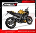 teljes DOMINATOR kipufogórendszer HP8 FEKETE dobbal a Triumph Street Triple 765 RS 2024 - 2025 motorkerékpárhoz