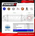 complete exhaust system with muffler DOMINATOR Full System HP8 BLACK fits the motorcycle Triumph Street Triple 765 RS 2024   2025 3