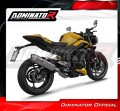DOMINATOR Full System S6 komplett kipufogórendszer kipufogódobbal Triumph Street Triple 765 RS 2024 - 2025 motorkerékpárhoz