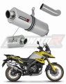 DOMINATOR Homologált Ovális kipufogó dob Suzuki V-Strom 1050 DE 2023 - 2025 motorkerékpárhoz