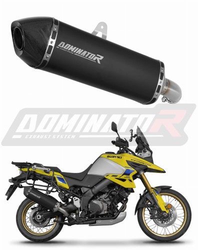 DOMINATOR HP7 FEKETE kipufogó dob Suzuki V-Strom 1050 DE 2023 - 2025 motorkerékpárhoz