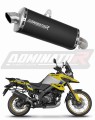 exhaust muffler DOMINATOR P7 BLACK fits the motorcycle Suzuki V Strom 1050 DE 2023   2025
