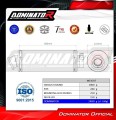 wydech tłumik DOMINATOR Homologowany Okrągły pasujący do motocykla Suzuki V-Strom 1050 DE 2023 - 2025 5
