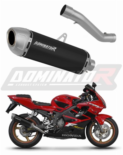 DOMINATOR S6 FEKETE kipufogó dob Honda CBR 600 F4i Sport 2001 - 2006 motorkerékpárhoz