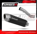 exhaust muffler DOMINATOR S6 BLACK fits the motorcycle Honda CBR 600 F4i Sport 2001   2006 2