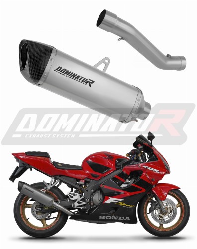 exhaust muffler DOMINATOR titanium HP6 fits the motorcycle Honda CBR 600 F4i Sport 2001   2006