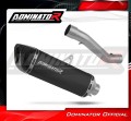 exhaust muffler DOMINATOR HP6 BLACK fits the motorcycle Honda CBR 600 F4i Sport 2001   2006 2
