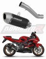 exhaust muffler DOMINATOR S6 Shorty BLACK fits the motorcycle Honda CBR 600 F4i Sport 2001   2006