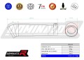 exhaust muffler DOMINATOR GP2 fits to Honda CBR 500 R 2013  2015 2