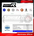 exhaust muffler DOMINATOR GP BLACK fits the motorcycle Honda CB 600F HORNET 1998   2002 3