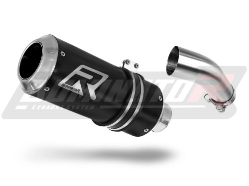 DOMINATOR GP FEKETE kipufogó dob, amely illeszkedik a Suzuki GSXR 600 L1 L7 2011 - 2017 motorkerékpárhoz