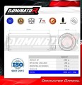 exhaust muffler DOMINATOR GP BLACK fits the motorcycle Suzuki SV 650 2016   2023 3