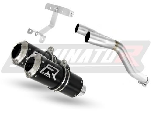 wydech tłumik DOMINATOR GP CZARNY pasujący do motocykla Yamaha FZ6 2006 - 2010