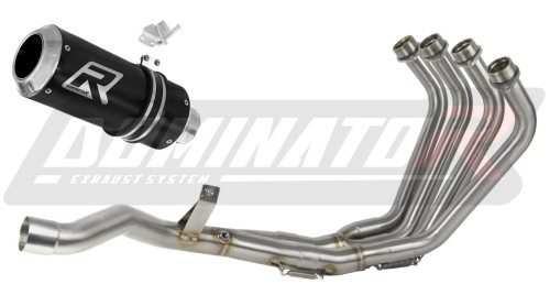 exhaust muffler DOMINATOR GP BLACK fits the motorcycle Yamaha XJ 6N / S / F 600 Diversion 2009   2016