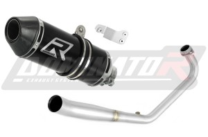 Honda CB 125 R 2018 - 2020 Teljes rendszer Kipufogó leömlő dob HP3 FEKETE + dB killer