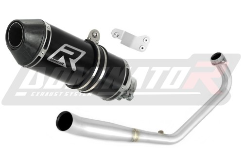 teljes DOMINATOR kipufogórendszer HP3 FEKETE dobbal a Honda CB 125 R 2018 - 2020 motorkerékpárhoz 2