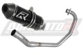 teljes kipufogórendszer DOMINATOR HP3 FEKETE kipufogódobbal a Honda CBF 125 2009 - 2014 motorkerékpárhoz